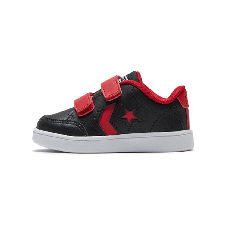 Кеды Converse Star Court 2V (черно-красные)