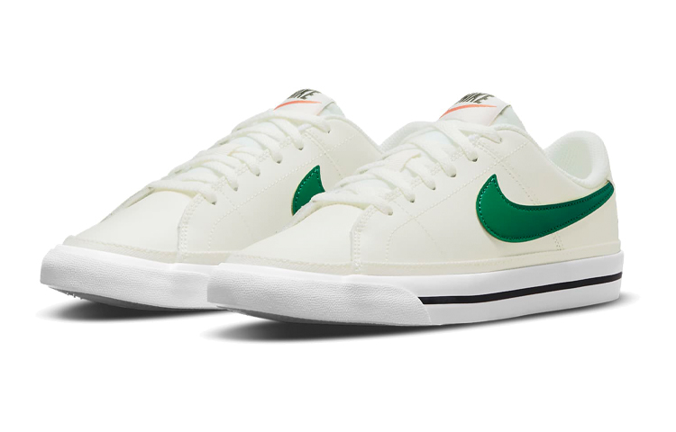 Кеды Nike NikeCourt Legacy (бело-зеленые) — Белый / зелёный — фото 5