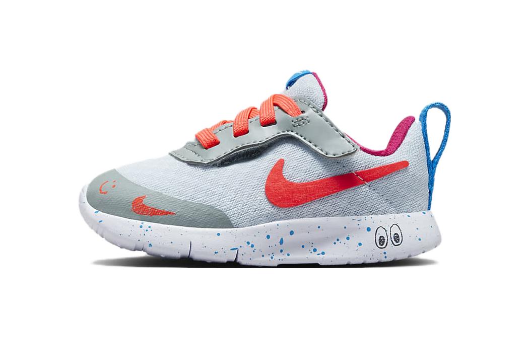 Детские кроссовки Nike Nike Tanjun EZ LIL (серо-оранжевые)