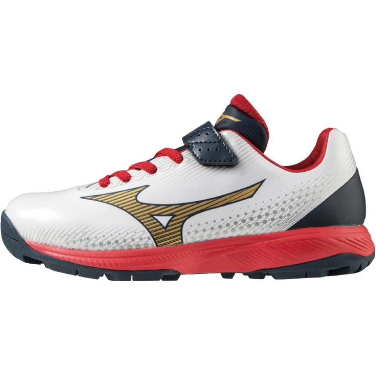 Кроссовки Mizuno Mizuno Light Revo Trainer Jr.CR (бело-сине-красный)