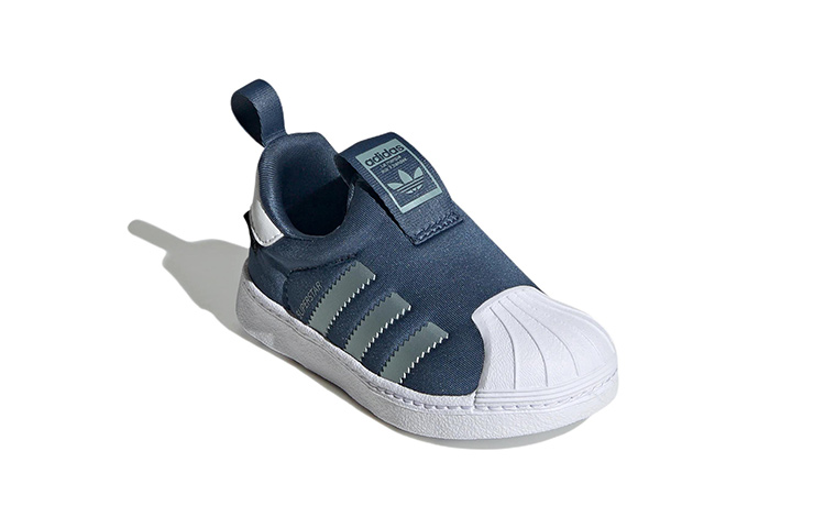 Слипоны adidas Originals 360 I (синие) — фото 4