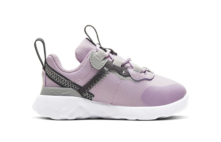 Детские кроссовки Nike React Element 55 (фиолетово-черные) — Фиолетовый / чёрный — фото 4