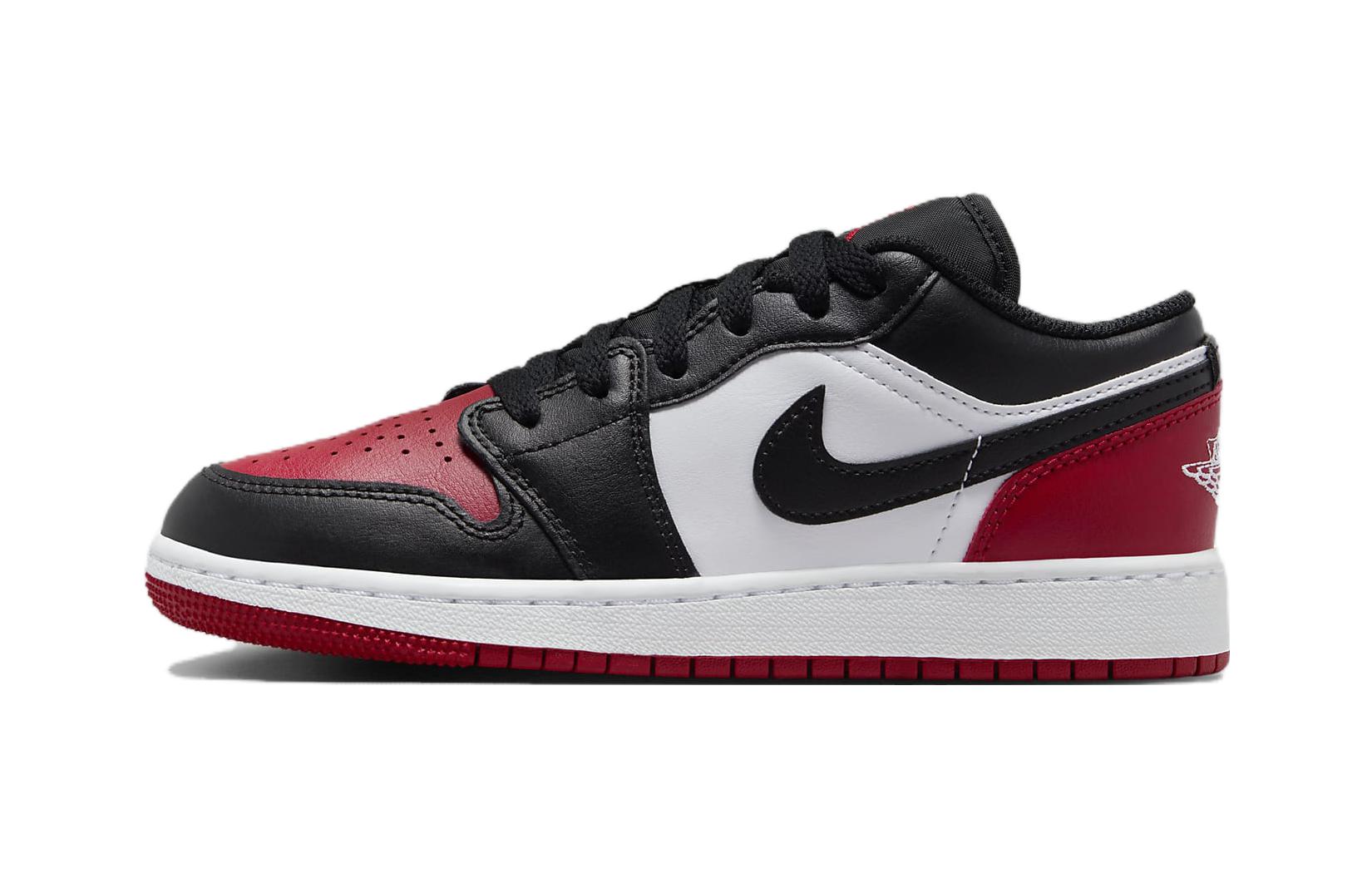 Jordan Kids Air Jordan 1 Low "Bred Toe" Sneakers