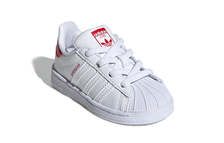 Детские кеды adidas originals (бело-красные) — фото 4
