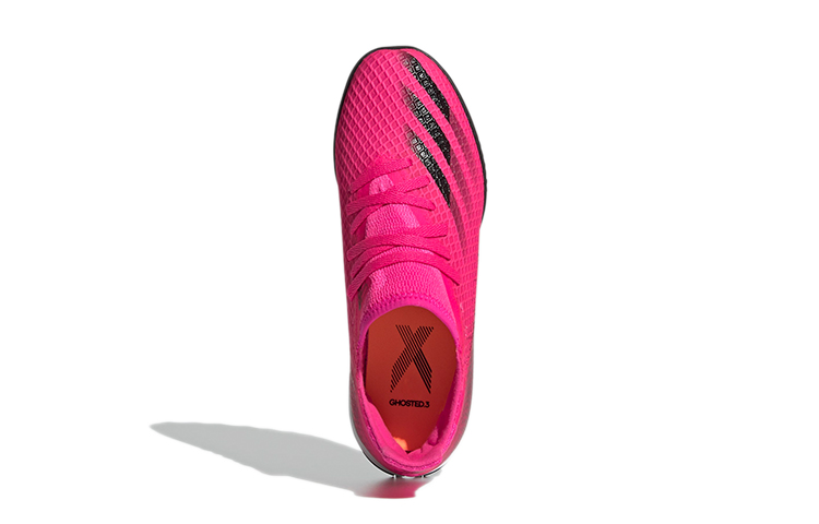 Детские бутсы adidas X GHOSTED 3 Turf K (розовый) — фото 6