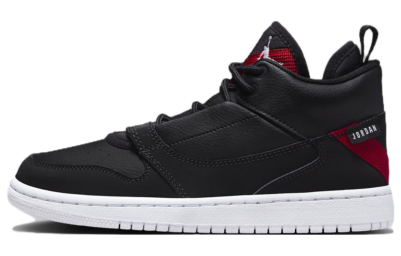 Jordan Fadeaway Mid top Basketball Shoes Black Unisex