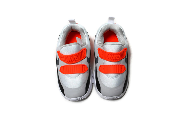 Детские кроссовки Nike Air Max Tiny 90 (черно-серо-красный) — фото 6