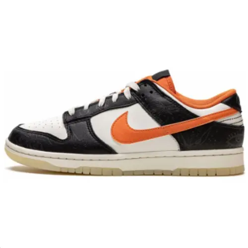 Nike Dunk 'Denim Orange' Slip Resistant Cushioning Abrasion Resistant Low top Skateboard Shoes Blue White Orange Unisex