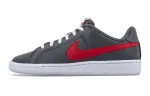 Nike Slip Resistant Cushioning Abrasion Resistant Low top Skateboard Shoes Gray Red Unisex