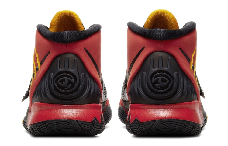Баскетбольные кроссовки Nike NikeKyrie 6 "Bruce Lee" (черно-красный) — фото 6
