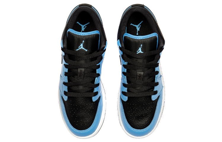 Кеды Jordan Air Jordan 1 Low "University Blue" (сине-черные) — Синий / чёрный — фото 7