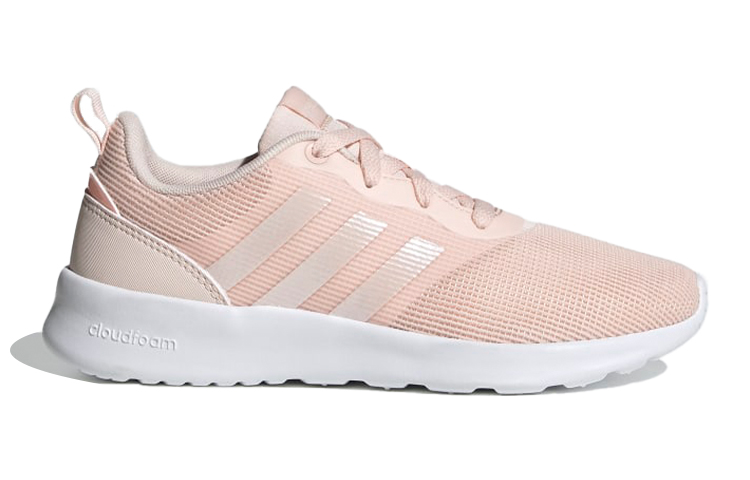детские кроссовки adidas neo Qt Racer 2.0 K (розово-белый) — фото 2