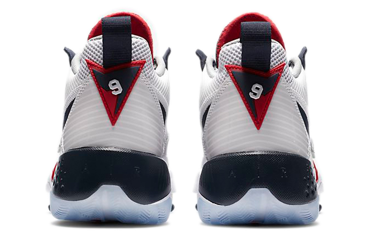 Кроссовки Jordan JordanZoom 92 GS (бело-синие) — Белыйсиний — фото 7