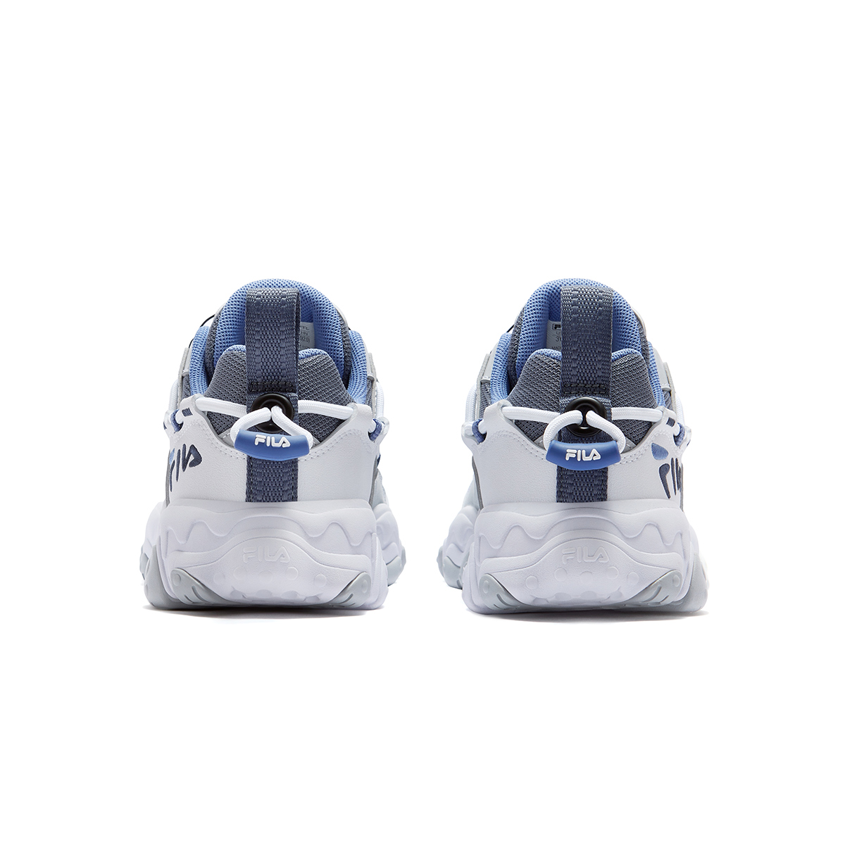 Детские кроссовки Fila KIDSHeritage-FHT Fluid 5/5 (серые) — 阴霞紫/奶白 黑/太空银 黑/铁锈灰 福克斯顿灰蓝/月岩灰 — фото 14