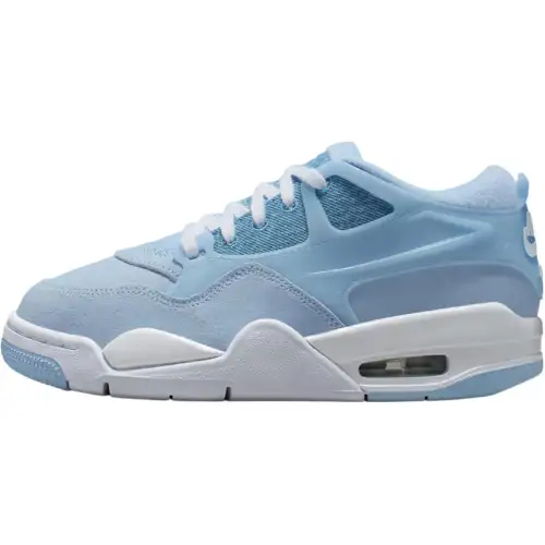 Jordan Air Jordan 4 Low top Basketball Shoes Blue Unisex