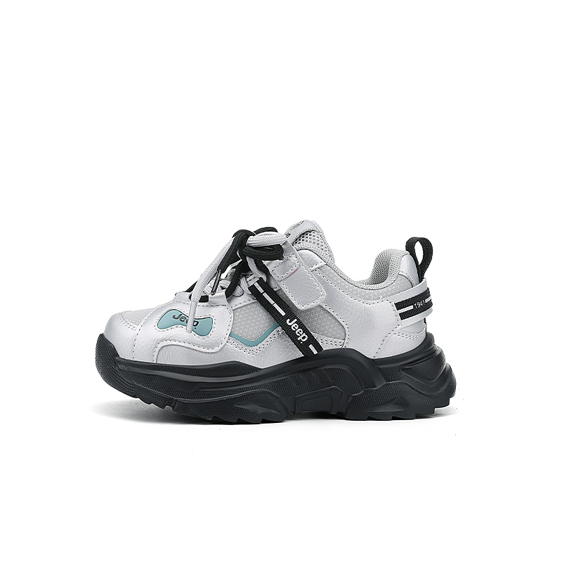 Детские кроссовки Jeep (серебряные)