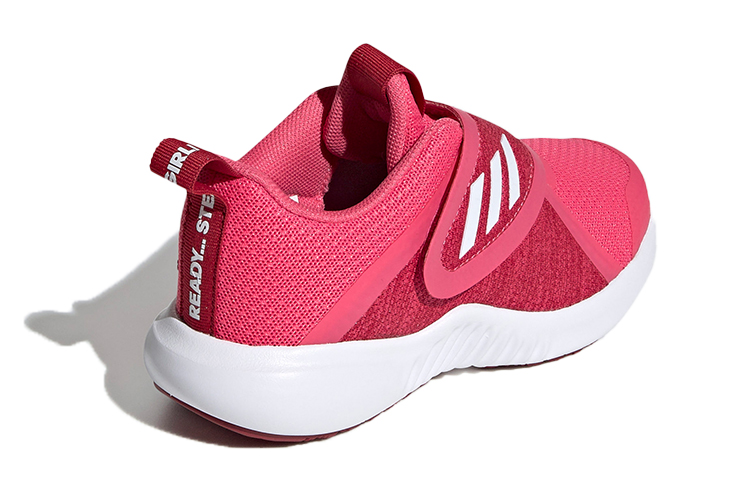 Детские кроссовки adidas Fortarun X Cf K (розовый) — 玫红/白 — фото 5