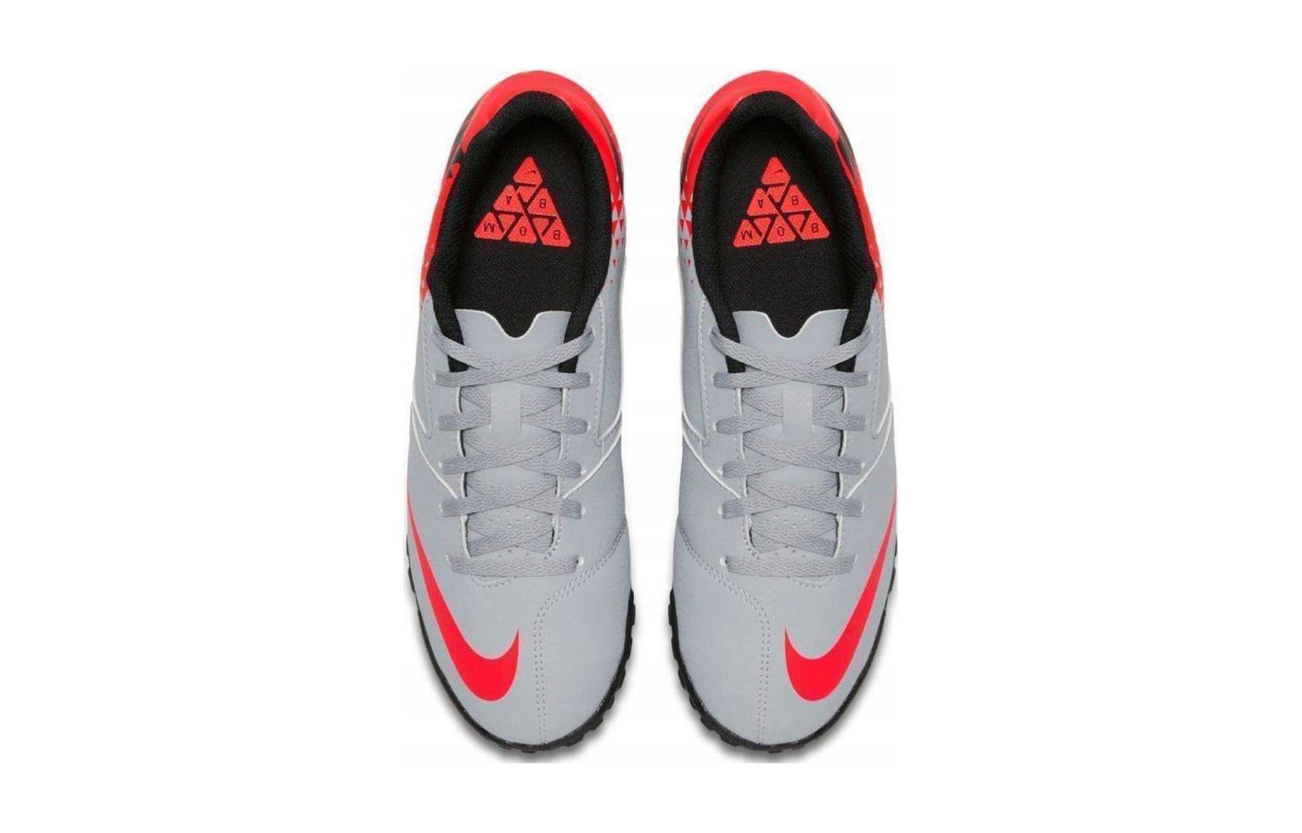Детские кроссовки Nike Bombax (серый / красный) — фото 5