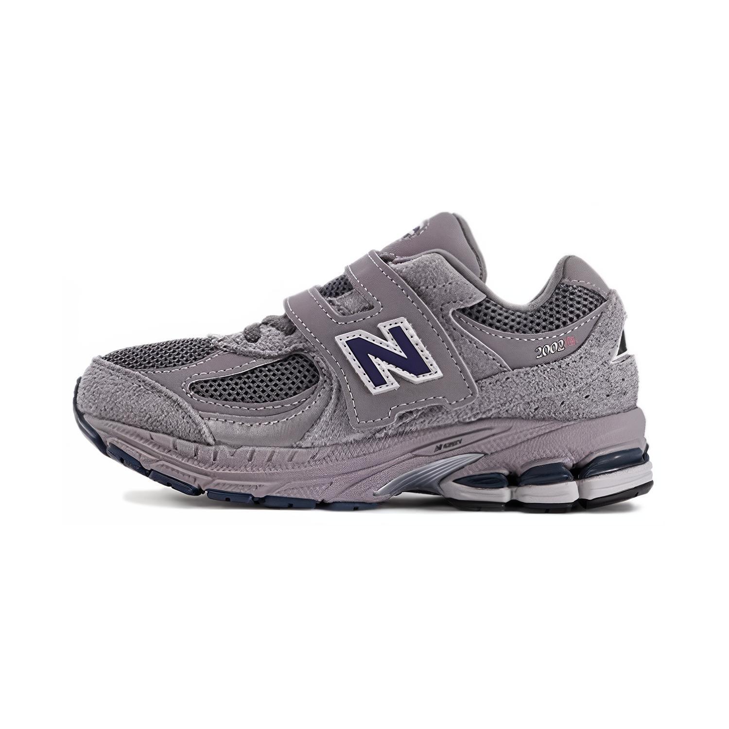 New Balance NB 2002R Comfortable and convenient wear-resistant low-top children's casual shoes gray children's style