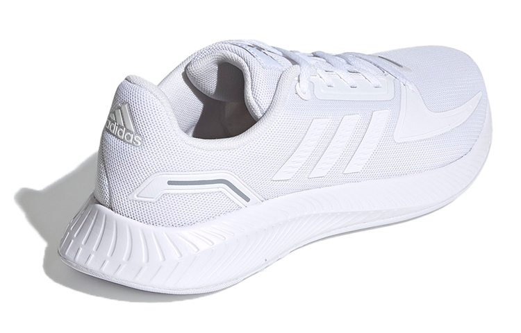 Детские кроссовки adidas neo Runfalcon 2.0 K (бело-серые) — Белый / серый — фото 5