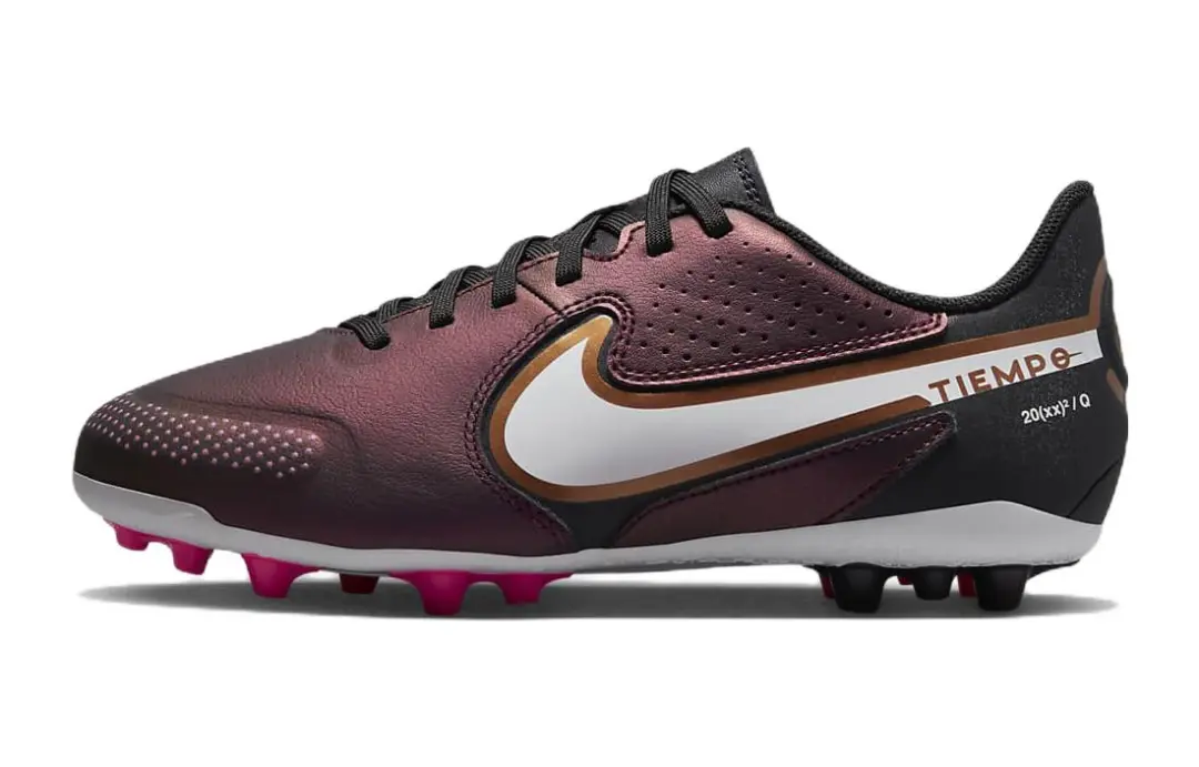 Nike Tiempo Legend 9 Academy MG Cleats 'Burgundy White' GS
