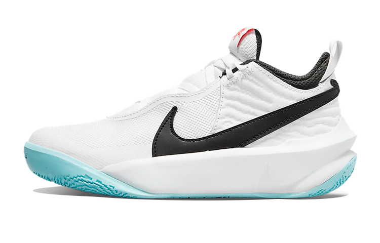 Nike Team Hustle D 10 White Black Blue GS