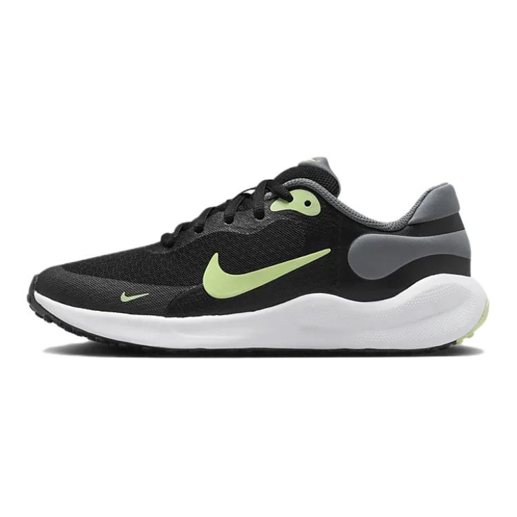 Детские кроссовки Nike REVOLUTION 7 (черно-зеленые)