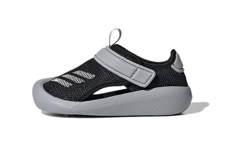 Кроссовки adidas (черно-серые) — фото 1