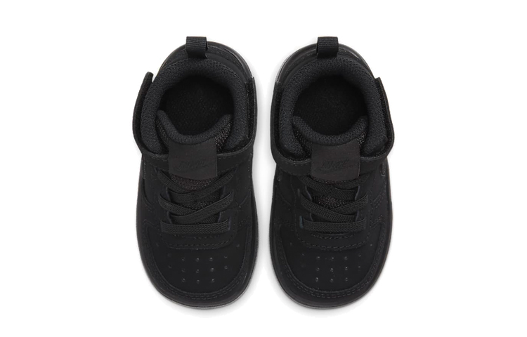 Детские кроссовки Nike Court Borough 2 Mid 2 (черный) — Чёрный — фото 4