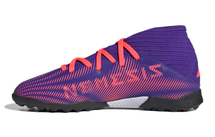 Детские кроссовки adidas.3 Turf Boots K (розово-пурпурные)