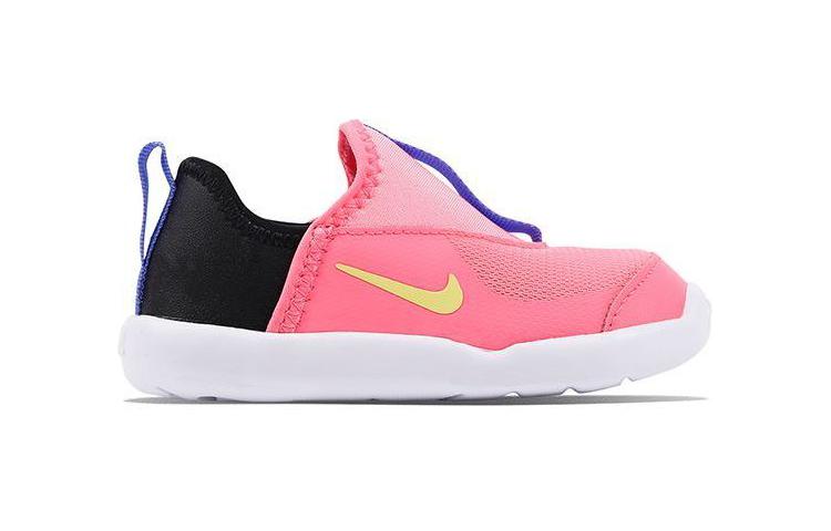 Детские кеды Nike Lil' Swoosh (розово-черные) — фото 4