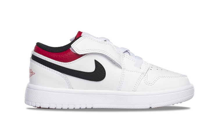 Детские кроссовки Jordan Air Jordan 1 Low ALT (бело-красно-черные) — фото 4