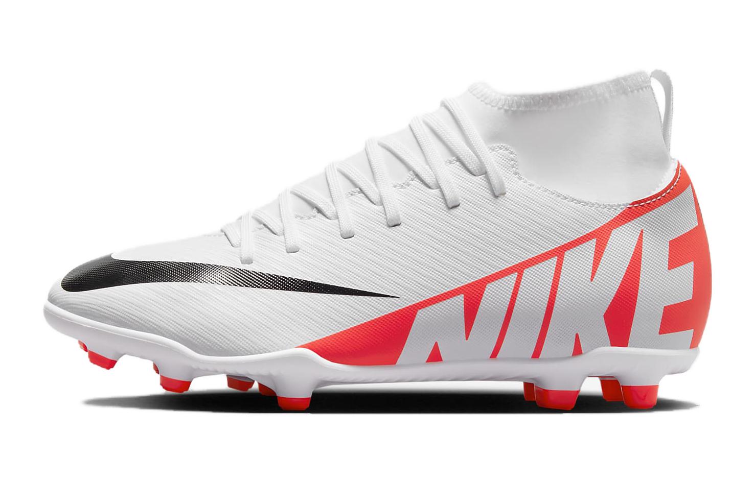 Детские бутсы Nike Jr. Mercurial Superfly 9 Club (бело-красно-черные)