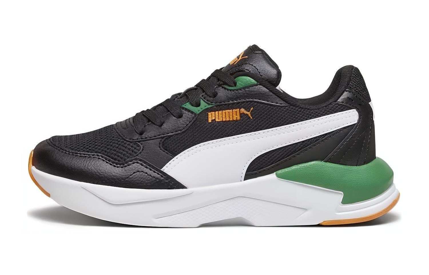Детские кроссовки PUMA X-RAY (черно-бело-желтые)