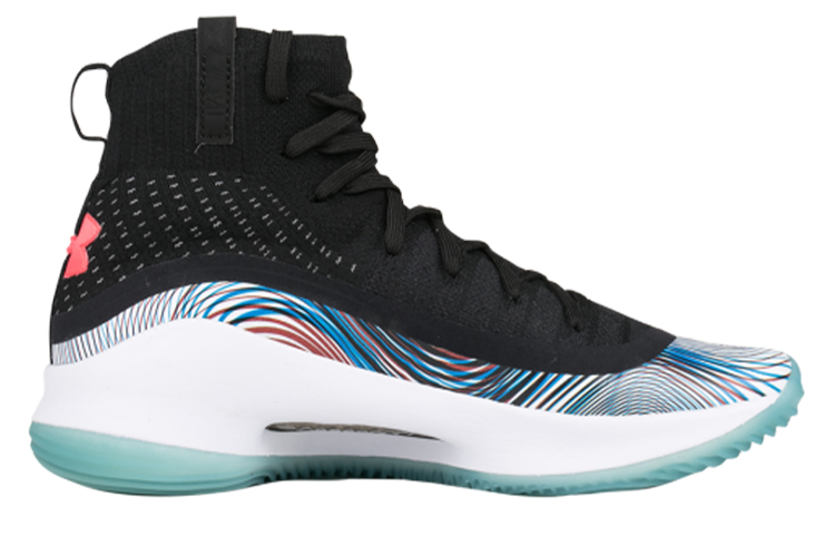 Детские кроссовки Under Armour Under Armour Curry 4 (черно-белый) — фото 6