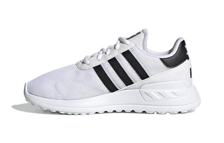 Детские кроссовки adidas La Trainer Lite (бело-черные)