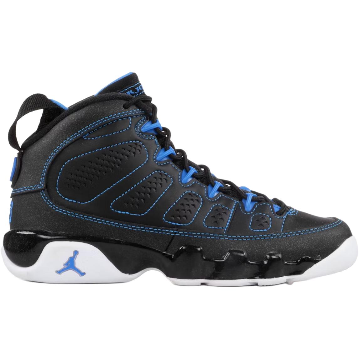 Кроссовки Jordan JordanAir Jordan 9 GS (черные) — Чёрный — фото 2