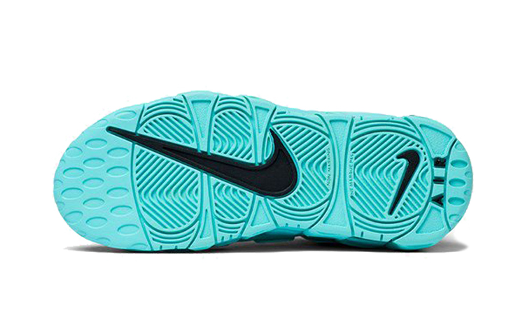 Кроссовки Nike Air More Uptempo Light Aqua (бирюзовые) — 蒂芙尼蓝 — фото 6