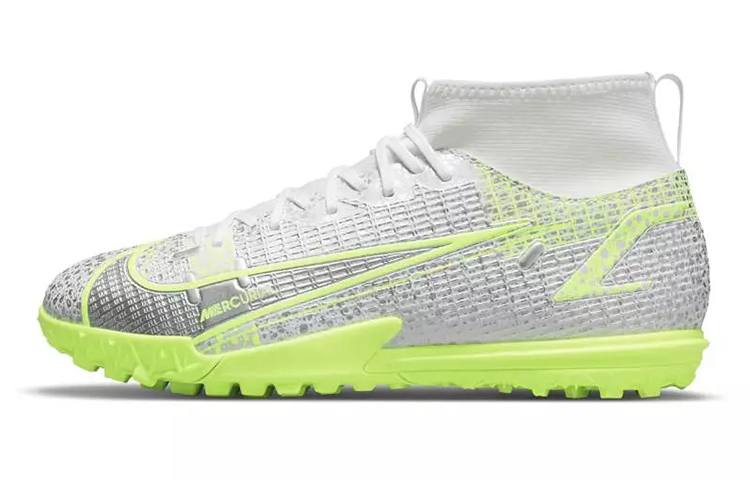 Бутсы Nike Nike Mercurial Superfly 8 (бело-зеленые)