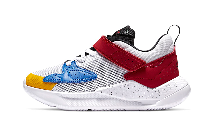 Кроссовки Jordan Air Cadence (красно-желто-синие)