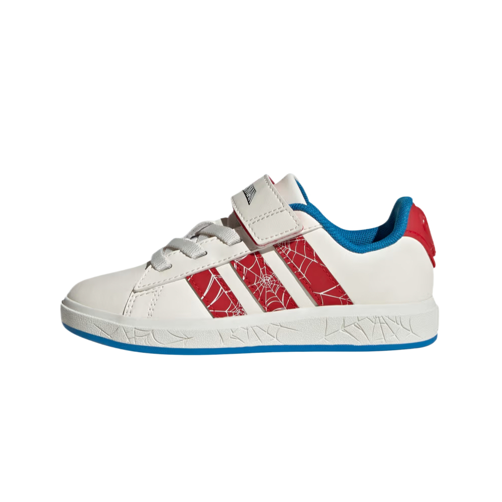 Кроссовки adidas × MARVEL/вью GRAND COURT Spider-Man (бело-красно-синий)