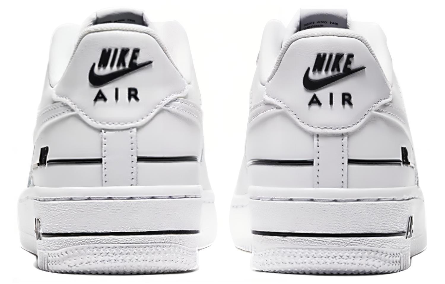 Кеды Nike Air Force 1 Lv8 3 (бело-черные) — Белыйчёрный — фото 11