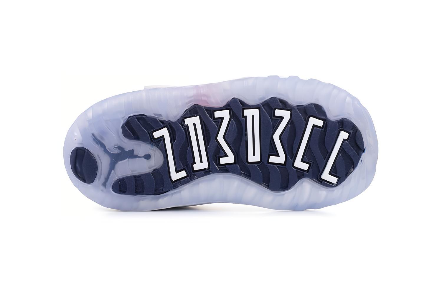 Детские кроссовки Jordan Air Jordan 11 Retro "UNC Win Like 82" (бело-синий) — Белый / синий — фото 6