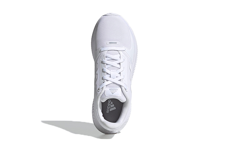 Детские кроссовки adidas neo Runfalcon 2.0 K (бело-серые) — Белый / серый — фото 6