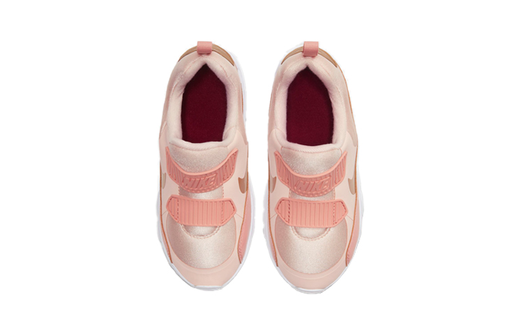 Детские кроссовки Nike Air Max Tiny 90 (бело-розовые) — фото 4