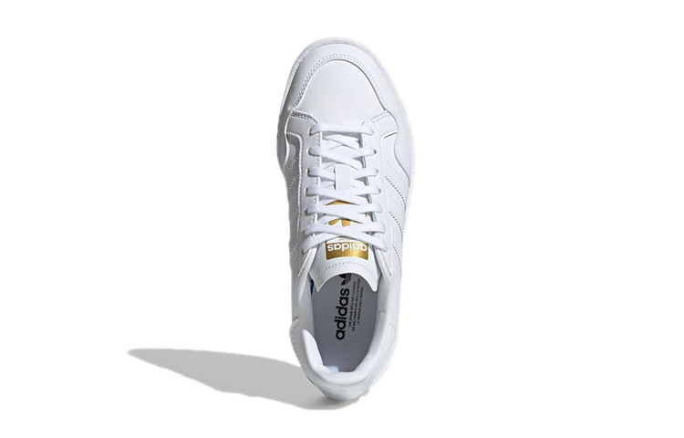 Кеды adidas originals Team Court J (белые) — фото 6