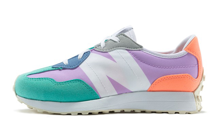 Детские кроссовки New Balance 327 (бело-фиолетовые)