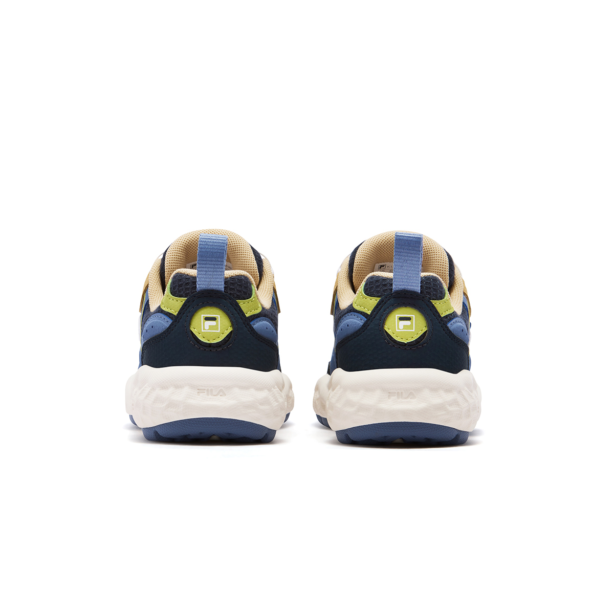 Детские кроссовки Fila KIDS Heritage-FHT MUFFIN (белые) — 黑/太空银/永恒蓝/浆果蓝/淡灰黄/水貂棕/斐乐白/石南紫 — фото 5