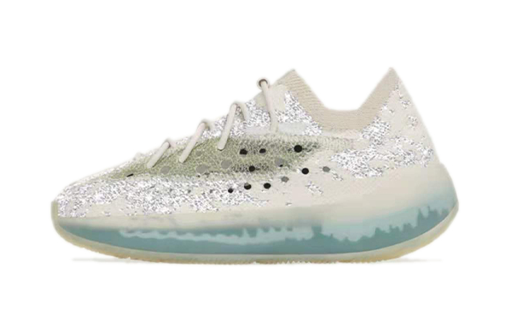 Adidas originals Yeezy Boost 380 "Alien Blue" Starry Sports and Casual Shoes White Blue Children's