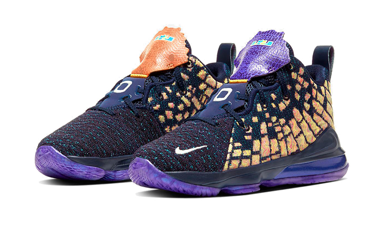 Детские кроссовки Nike Lebron 17 AS (черно-желтый) — Чёрныйжёлтый — фото 5